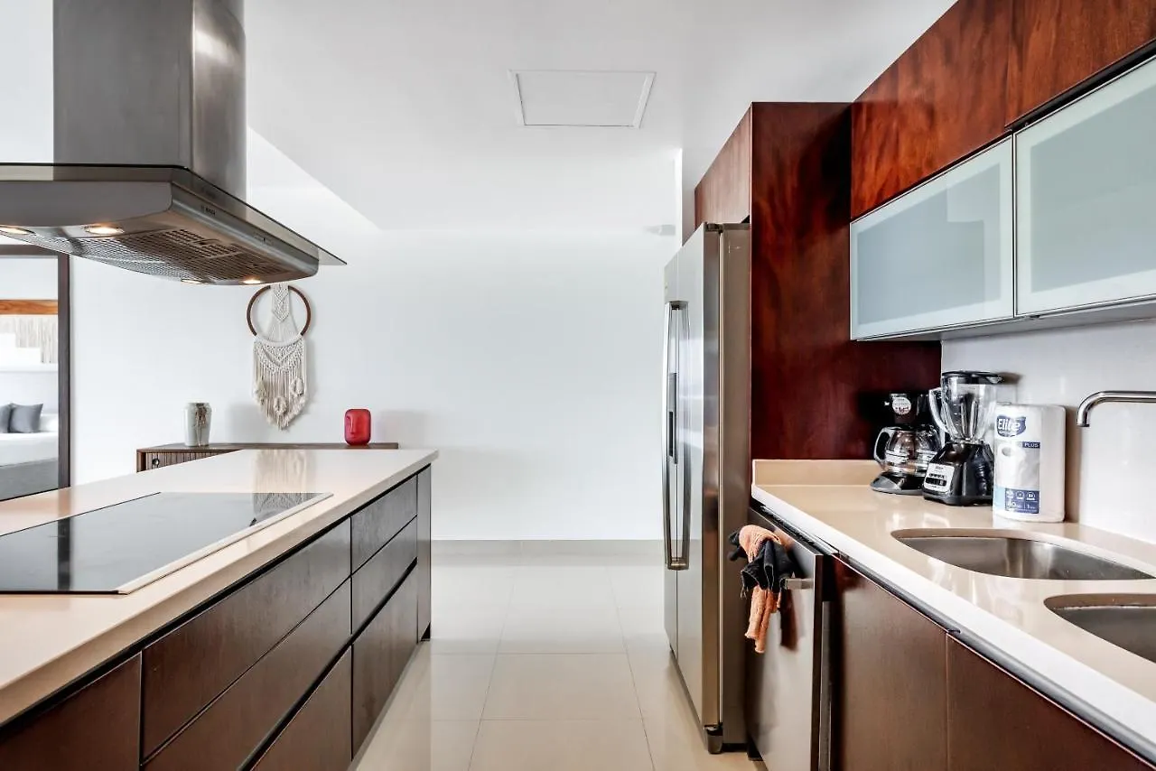 Casa Los Mares Ocean Front Penthouse Condo Playa del Carmen Apartment