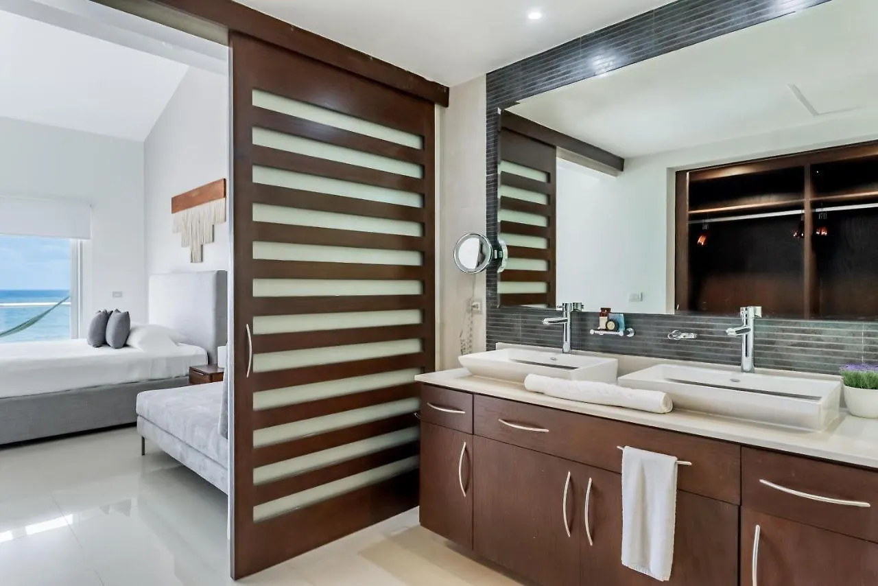 Casa Los Mares Ocean Front Penthouse Condo Playa del Carmen Mexico